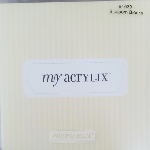 Close To My Heart Blossom Blocks Clear Acrylic Stamps (B1033) - Picture 3 of 3